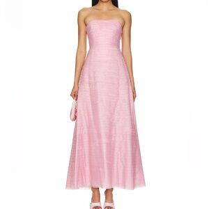 Aje Soundscape Pink Dress